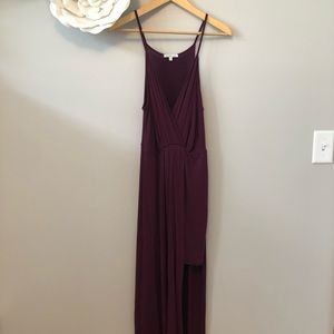Long asymmetrical dress